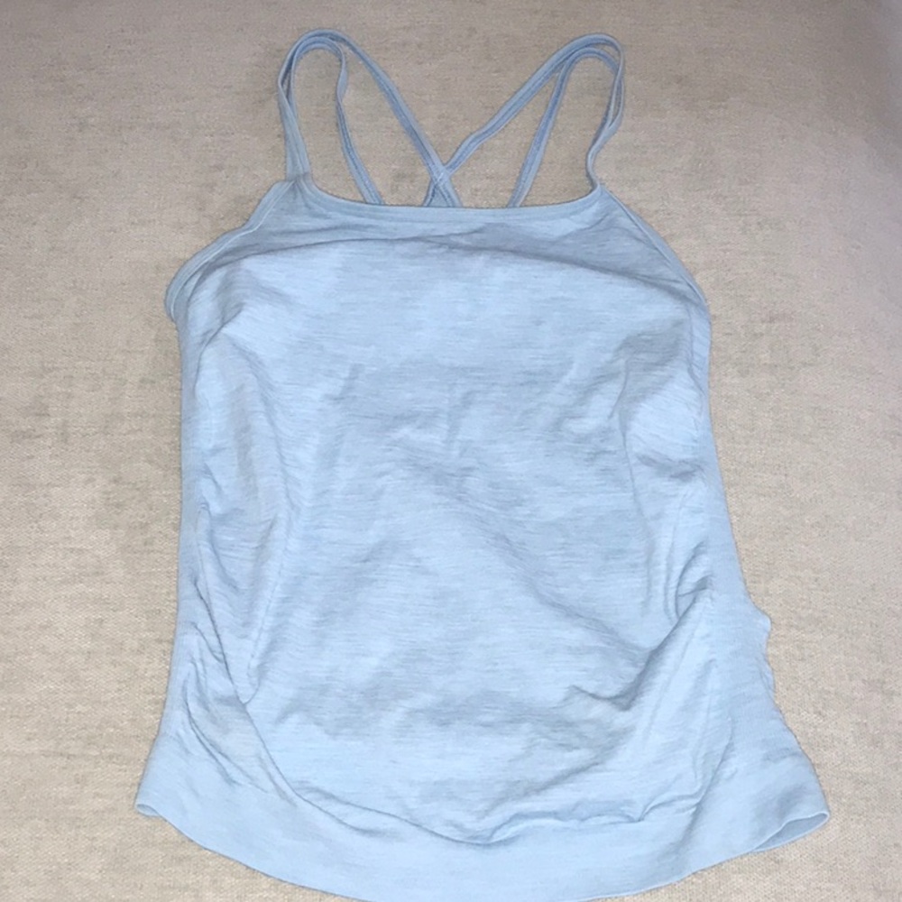 Sweaty Betty light blue strappy tank Size M